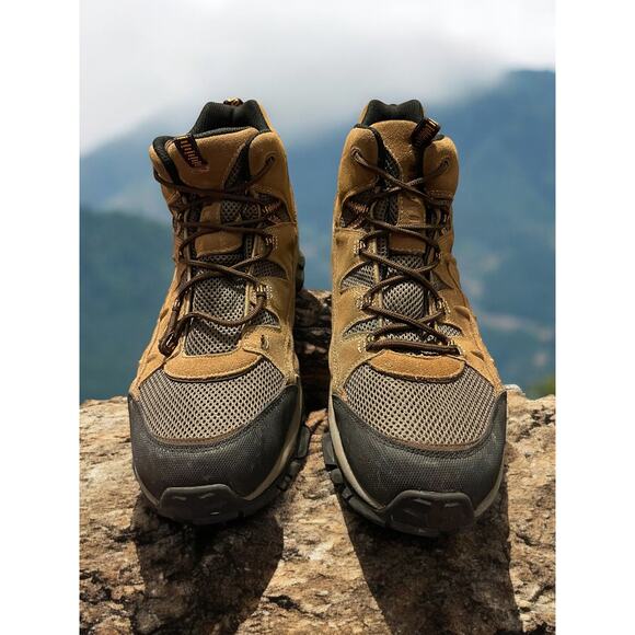 Red Head Men\'s Brown Hiking Overland Mid Waterproof Boots Shoes Men\'s Size 13 W